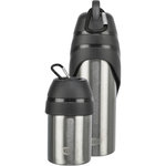 Botella con Bebedero de Viaje, 300 ml