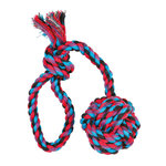 Playing rope with woven-in ball, ø 5.5 × 30 cm