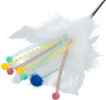 Set de Palos de Juego con Plumas, 41 cm