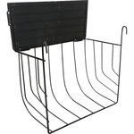 Porta Heno Colgante, 25 × 18 × 12 cm, Negro