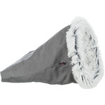 Bolsa de peluche Harvey, ø 30 × 50 cm, Gris/Blanco-Negro