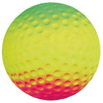 24 neon balls, foam rubber, floatable, ø 6 cm, neon, various