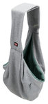 Mochila frontal JUNIOR, 22 × 20 × 60 cm, Gris Claro/Menta