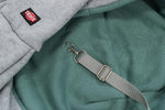 Mochila frontal JUNIOR, 22 × 20 × 60 cm, Gris Claro/Menta