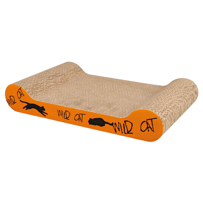 Wild Cat scratching cardboard, 7 cm