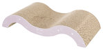 Junior scratching wave, 38 × 7 × 18 cm, light lilac/mint