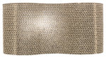Junior scratching wave, 38 × 7 × 18 cm, light lilac/mint