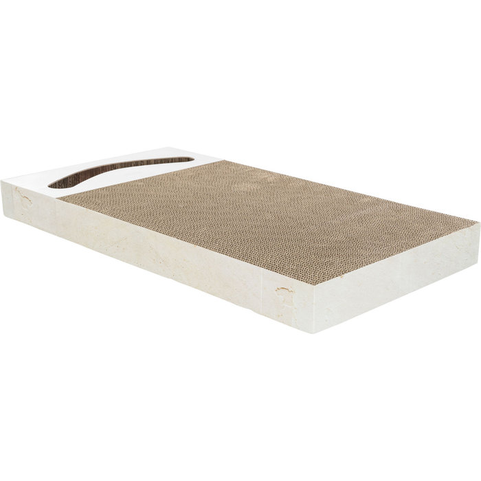 Tabla Cartón Rascadora XXL, 70 × 6 × 38 cm, Arena