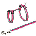 Freshline Spot cat harness with leash, nylon, 27–45 cm/10 mm, 1.20 m